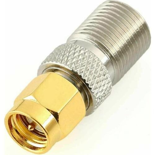 SMA male plug to F Type jack female straight RF Coaxial Connector Adapters