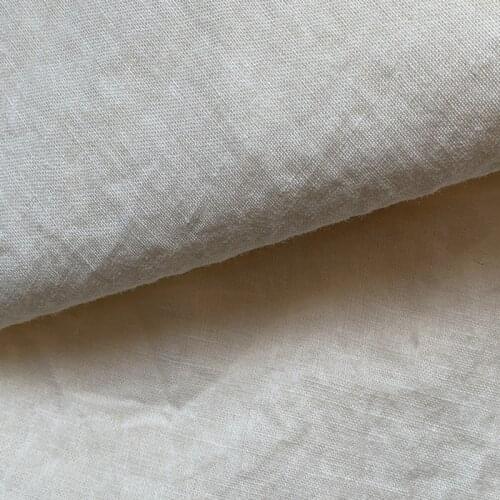 M-290 100% Ramie Fabric Water Washed White Ivory Blue Black Colors 145 cm 57'' width 132 gsm sewing fabric 18 m small wholesale