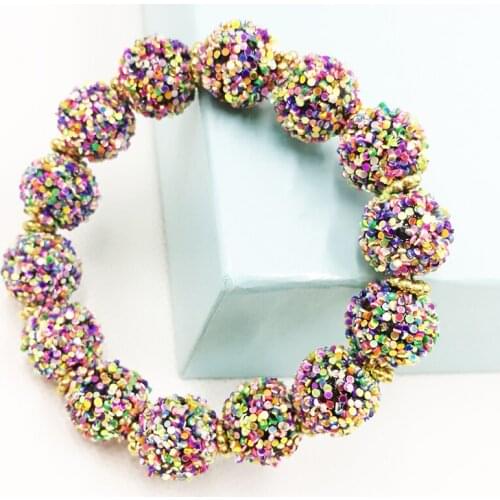 Trending Products 2019 New Arrivals Handmade Custom Ball Bracelet For Women