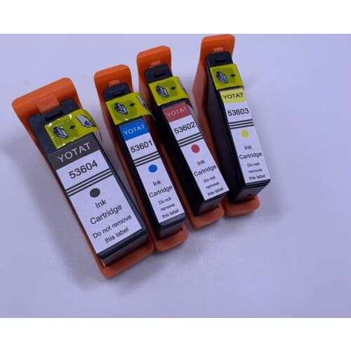 YOTAT 1set Compatible ink cartridge 53604 53601 53602 53603 for Primera Bravo 4100 printer