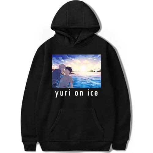 Yuri! On Ice Hoodies Manga Printed Fashion Unisex Men/Women Pullover Sweatshirt Tops Harajuku Streetshirt Anime Clothing Hooded