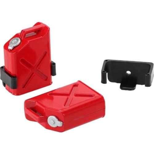 1 / 10 Scale RC Car Parts Rock Crawler Fuel Tank Plastic Petrol Cans + Mounts