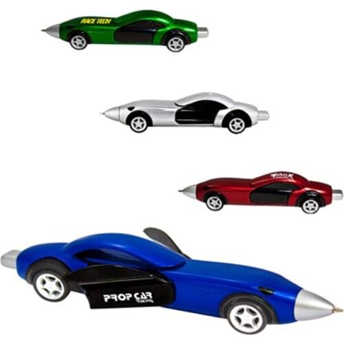 1PC Funny Novelty Racing Car Design Ball Pens Portable Creative Ballpoint Pen Quality for Child Kids Toy