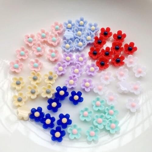 100pcs Butterfly Favorite Flowers Rhinestone Nail Art Decorations Resin Decal DIY Found Resin handicraft