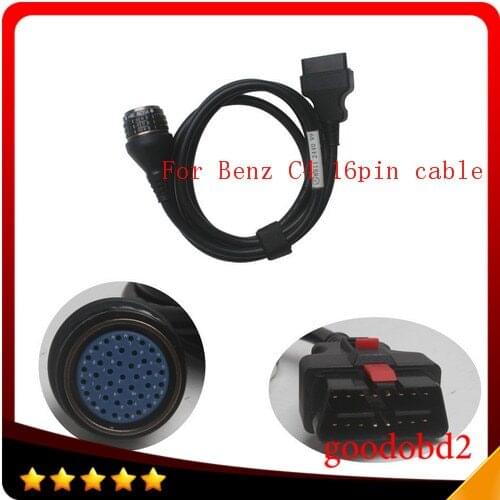16pin Cable for MB SD New OBD2 Connect Compact 4 Star Diagnosic Professional Car truck tool C4 main testing cable