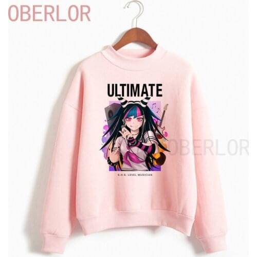 2020 Danganronpa Mioda Ibuki Anime Clothes Vintage Graphic Women Fashion Hoodies Tumblr Ullzang Grunge Tops Pullovers Femme
