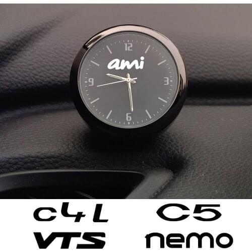 High Quality Car decoration clock watch modified car interior electronic quartz watch For Citroen C1 C3 C4 C5 VTS C-ELYSEE