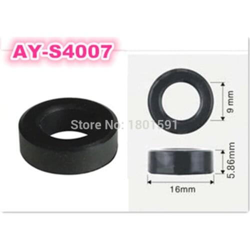 Free shipping wholesale 100unit fuel inejctor rubber seals orings for 195500302 (AY-S4007,16*9*5.86mm)