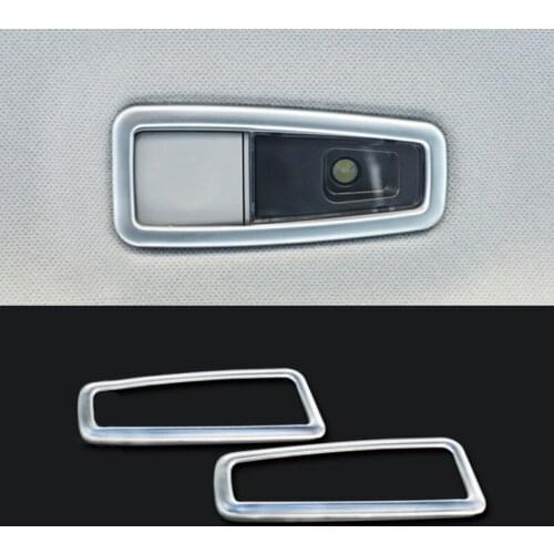 Carmilla 2 Pcs/set ABS Chrome Car Rear Reading Lights Frame Cover Sticker for Hyundai Tucson 2015 2016 2017 Accessories