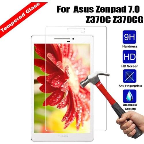 For Asus Zenpad 7.0 Z370 Z370C Z370CG 7 inch Tablet Tempered Glass Screen Protector Premium Front Clear Protective Film Cover