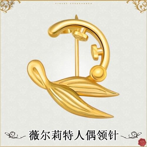 Violet Evergarden NEW Anime Brooch Pin Badge Props Unisex Metal Medal Buttons Itabag Pendant Toy Collection Cosplay Accessories