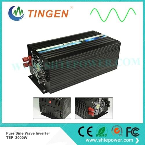 Inverter CE certification,TEP-3000W 3KW power invertor Off gird tie system convert DC 12V input to AC output 110V/220V