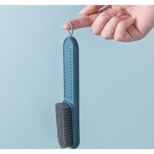 Multi-purpose Boots Shoes Brush long handle Soft bristles Household Cleaning Tool Clothes Cleaner Plastic Brush Laundry Gadget