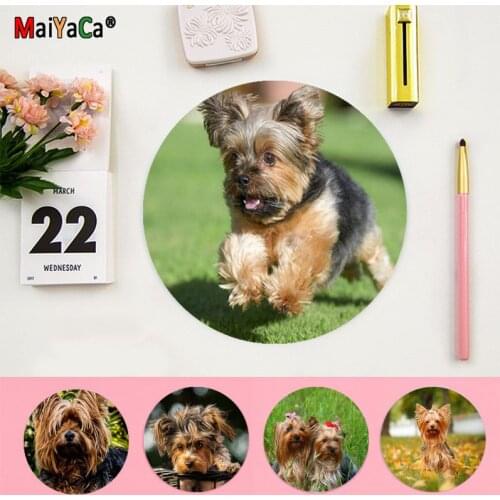 Maiyaca New Printed Yorkshire terrier dog Soft Rubber Gaming Mouse Pad Computer Anti-Slip Laptop PC Mice Pad Mat gaming Mousepad