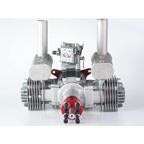 New RCGF 70cc Twin Cylinder Petrol/Gasoline Engine Dual Cylinder with Muffler/Igniton/Spark Plug for RC Model Airplane