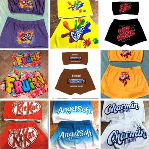2020 Summer Womens Shorts Set Accept Custom Printed High Waist Plus Size Candy Color Women Snack Shorts
