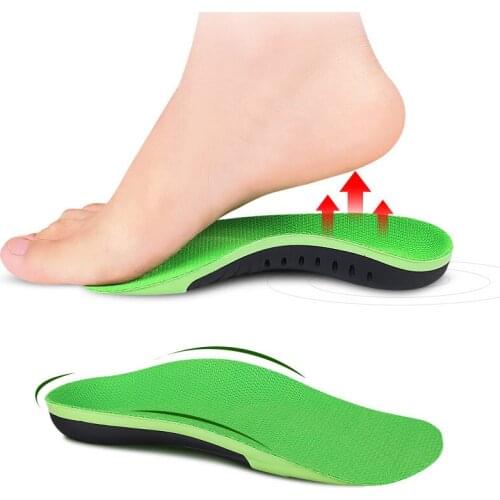 1Pair Orthopedic Shoes Sole Insoles For Shoes Arch Foot Pad X/O Type Leg Correction Flat Foot Arch Support Sports Shoe Insert