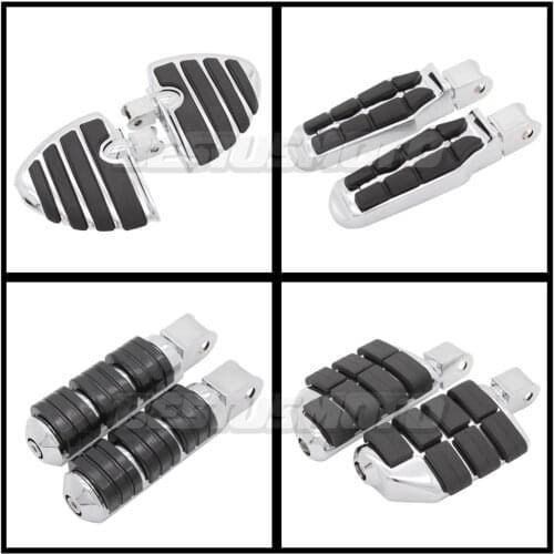 Front & Rear Motorcycle Foot Pegs Footrests For Honda Shadow 750 VT750 Aero Ace Spirit Phantom RS Floorboards Footboards