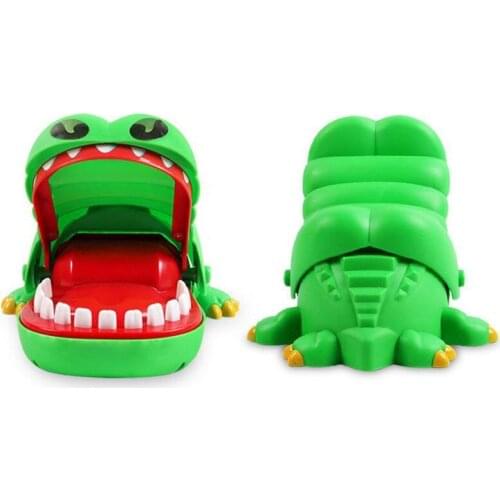 Crocodile Mouth Dentist Bite Finger Jokes Toy Funny Crocodile Pulling Teeth Toy For Children Family Bar Games