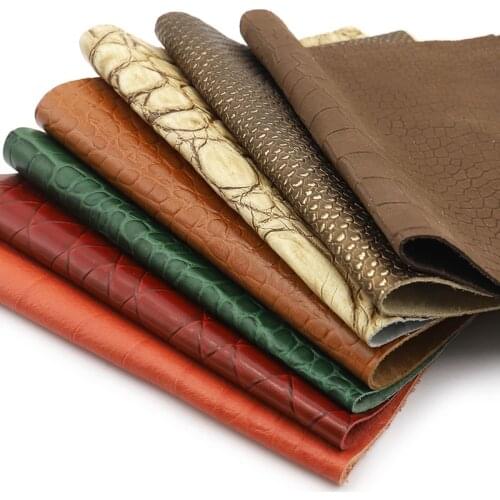 Special Grain Leather Cutting Fabric Genuine Leather Cowhide Leahter Tanned Leather Piece DIY Leather Craft Fabric Material