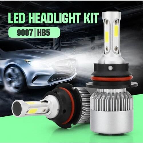 LED Headlights Headlamp Lamp Bulbs High or Low Beam COB Led Headlight Bulbs Kit 2017 NEW