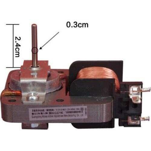 Microwave Oven Parts 2 pin Fan Motop 220-240V 18W Motor YZ-E6120 MDT-10CEF YZ-E6120-M51D for Midea