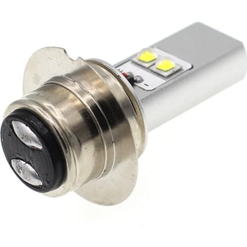 Zauleon 1pcs P36D BPF 6V-24V DC Non Polarity LED Headlight Bulb For Classic Vintage Motorbikes Scooters