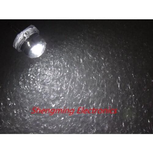 1000pcs 5MM Straw Hat LED White super bright led light Led lamp