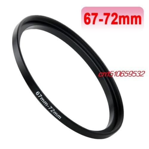 2pcs Sale Black Metal 67mm-72mm 67-72mm 67 to 72 Step Up Filter Ring Adapter