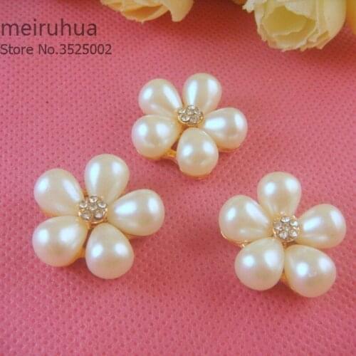 5 pieces / lot Decoration box pearl head-ornaments Jewelry DIY Components Findings Headgear accessories
