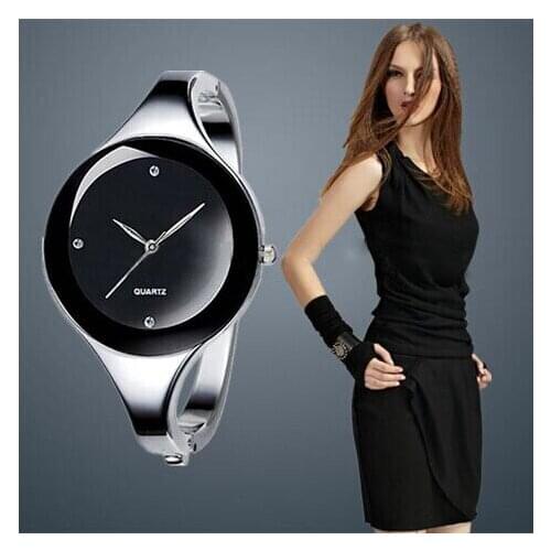 Women Luxury Watch Brand Style Stainless Steel Bangle Watches Quartz Simple Casual Relojes Female Saati Rhinestone WristWatches