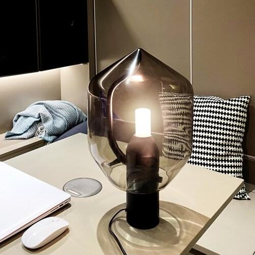 Post Modern Designer Glass Table Lamp Art Decorative Desk Lights Living/Model Room Bedside Bedroom Study Office Salon Sofa Cafe