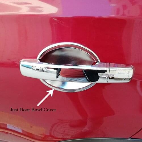 For Nissan Qashqai Dualis 2007 2008 2009 2010 2011 2012 Exterior Accessories ABS Chrome Door Handle Bowl Protection Cover Trim