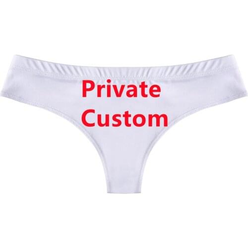 Private Customization---Customized Personal Photo Festival Anniversary characters, etc. Printed Womens Thong