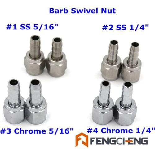 Barbed Swivel Nut 2pc/Set Free Shipping Kegging Fitting Brewer Hardware