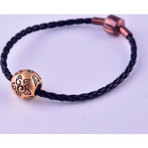 Fashion Black Red Leather Rope For Women With Exquisite Button Minimalism Bracelet Available In Multiple Sizes 17,18,19mm MENGYI