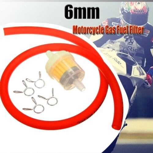 Motorcycle Fuel Filter Hose Petrol 50cm Fuel Line Hose Gas Oil Pipe Tube For Mini 90cc 125cc 140cc Off-road Motorcycle Dirt Bike