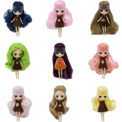 ICY Nude Mini Blyth Doll 9 kinds of style clothes random BJD