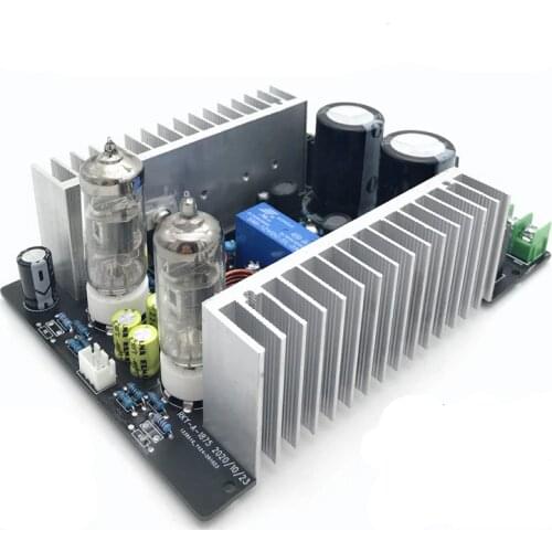 Refer Music fax X-10 circuit LM1875 30W*2 2.0 channel amplifier board 6J3 / GE5464 tube preamplifier amplifier board Beyond 1969