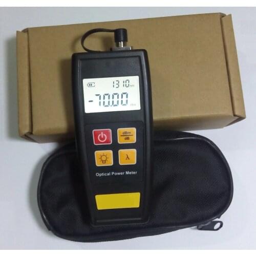 Professional -50-26dBm Portable Optical Fiber Network Frequency Meter 0.05dB Mini Fiber Optical CATV Television Power Meter