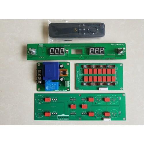 Latest arrival Assembled HiFi 128 Steps Balanced Remote Volume Control Board Relay Pure Resistor Preamp Board AC110V/ AC220V