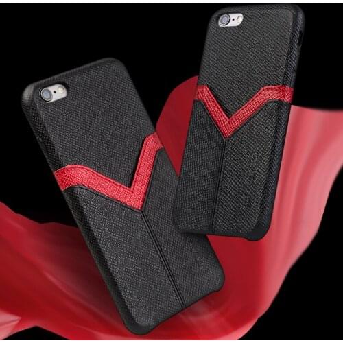 Luxury Ultrathin Genuine Leather Back Cover For iPhone 6 6s Plus Full Protection Handmade Business Shell Case For iPhone 6S Plus