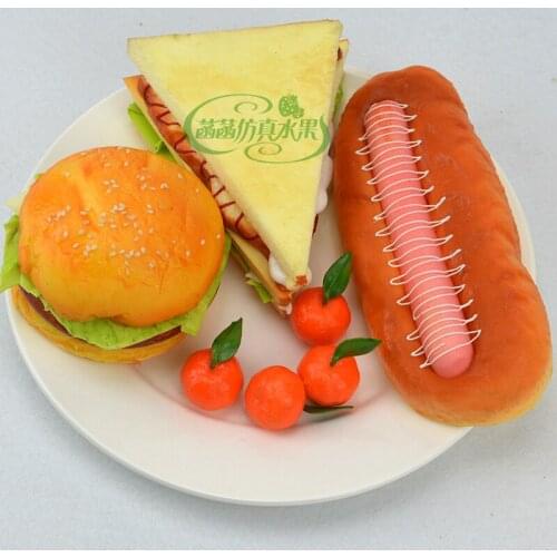Sandwich kentuckey hamburg hot dog kitchen cabinet model props