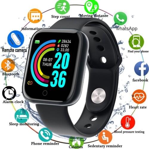 Smart Watch Sport Watch Men Women Blood Pressure Smartwatch Waterproof Whatsapp Reminder Activity Tracker Clock For Android IOS