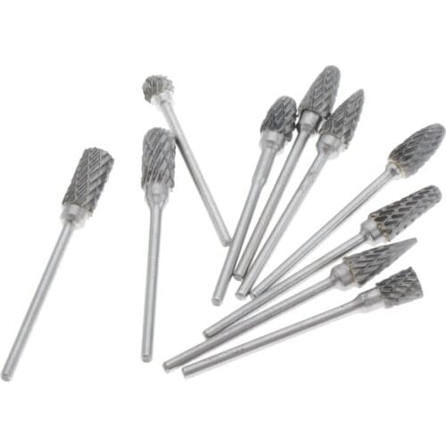 10x Salon Sturdy Nail Art Drill Bit Manicure DIY Filing Sanding Buffing Bits Nail Grinding Head