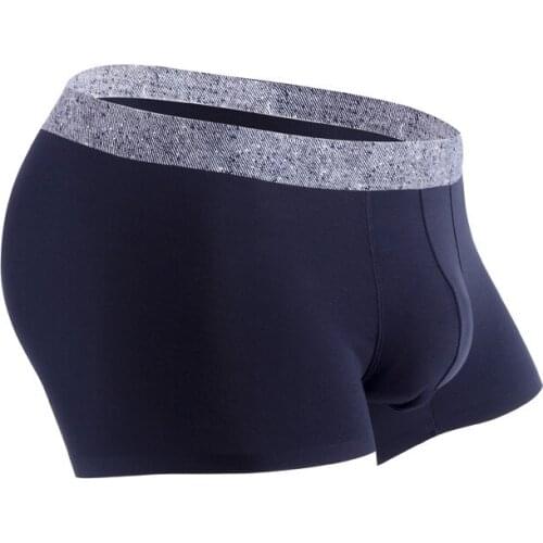4psc Fine Workmanship High Quality High-grade Fabrics Boxer Modal Seamless Simple One-piece Comfortable Air permeable Underwear