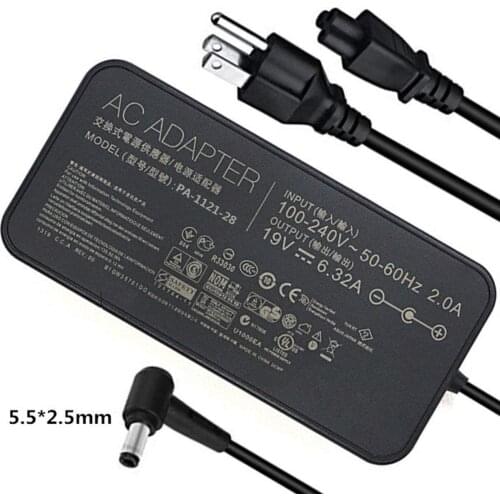 Huiyuan 120W 19V 6.32A Power Adapter PA-1121-28 A15-120P1A AC Power Charger Compatible fit for asus ROG GL502VT G