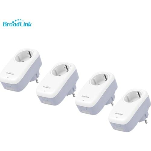 4PCS Broadlink SP4L Smart WiFi Plug Adaptor 16A Remote Voice Control Socket Outlet Timing work Alexa Google Home