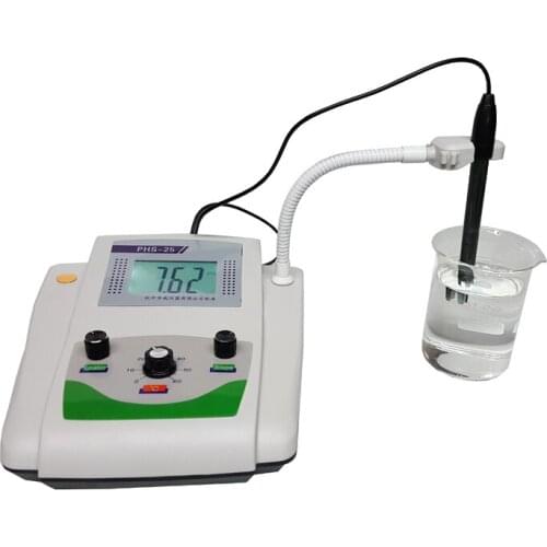 Free Shipping Bench-top Bench top pH mV Meter Tester Accuracy:+-0.05pH; mV:1%FS Resolution:0.01pH,1mV Temp. Compensation