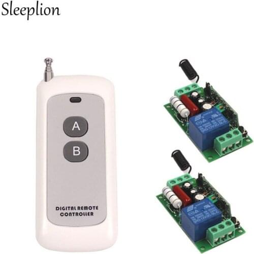 Sleeplion Wireless relay 220V 110V remote control switch 10A Relay 1CH Remote Control Switch 1 Transmitter+2 Receiver